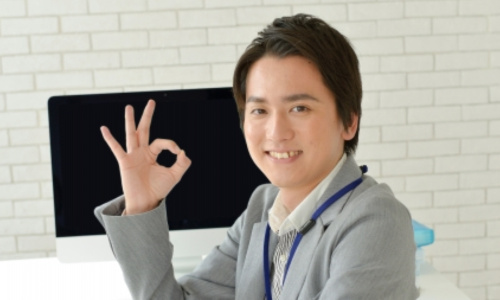パソコンと男性