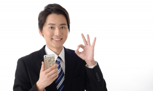 スマホと男性